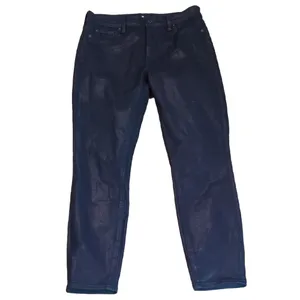 7 For All Mankind Blue Coated Ankle Jeans Size 28 thumbnail 2