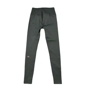 Alo Yoga Dark Green Ribbed Leggings thumbnail 5