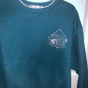 Teal adika marine life crewneck pullover thumbnail 1