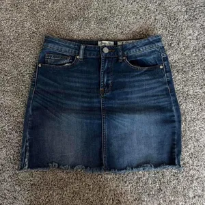 Indigo Red Blue Denim Skirt Size undefined thumbnail 5