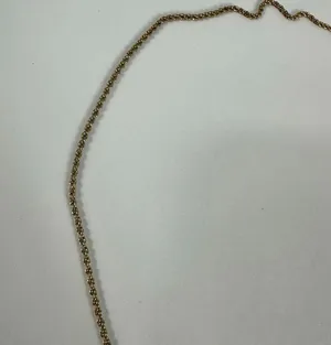 Christian Dior CD Logo Gold Tone Pendant Necklace thumbnail 5