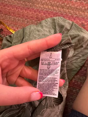 OLD NAVY PALM LEAF Olive Green Printed Rayon Dress thumbnail 2