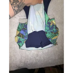 OFFLINE by‎ Aerie Ribbed Cut Out Romper Dress Athletic Blue Womens Size S thumbnail 5