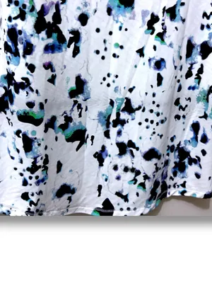 Calia | NWOT White Black Teal Abstract Print Long-Sleeve Athletic Top (size S) thumbnail 9