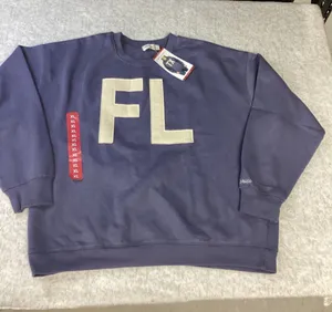 State of‎ Mine Florida Sweatshirt XL Navy Crewneck FL Applique NWT Womens thumbnail 1