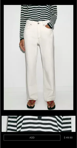 ZARA Jeans High-Rise thumbnail 2