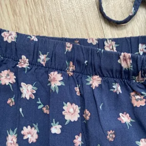 Garage Blue Floral Flowy Shorts Size Small thumbnail 2