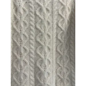 VTG The Limited Angora Lambswool Cable Knit Sweater Cream Ivory L Scoop Neck Y2K thumbnail 10