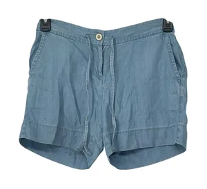 Tommy Bahama Blue Shorts‎ Chambray Size XXS Vacation Beachy Resort thumbnail 1