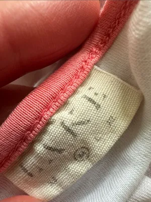 LAKE Pima Cotton Pajama Tank in Pink Stripe M thumbnail 3