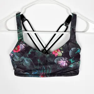 Lululemon Free To Be Bra Curious Jungle Multi Black Size 4 Activewear thumbnail 4