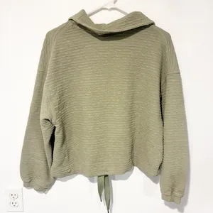 Lululemon Size XS/Small Textured 1/2 Zip Pullover Rosemary Green Sweatshirt thumbnail 6