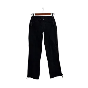 Marrakech Y2K Loose Chore Utility Black Baggy Relaxed Fit Cargo Pants Size 27 thumbnail 4