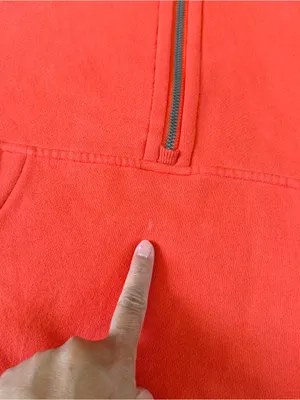 Lululemon Women’s Scuba Oversized 1/2 Zip Hoodie in Autumn Red Orange M/L thumbnail 10