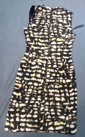 LAUREN RALPH LAUREN Sleeveless Abstract Print Sheath Dress Size 8P thumbnail 4