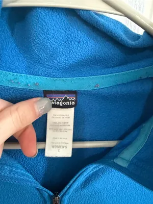 Patagonia Capilene Micro D 1/4 Zip Light Fleece Blue Size Large thumbnail 4