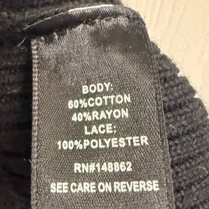 Torrid Black Eyelet Lace Balloon Sleeve Open Sweater Cardigan - size 1 thumbnail 6