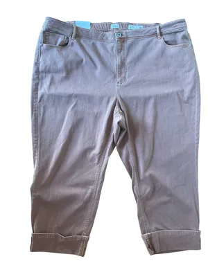 J. Jill Denim Light Auburn Cropped High Rise Jeans Size 28 retro boho new thumbnail 1