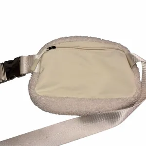 Lululemon Strawberry Ivory Plush Sherpa Fleece 1L Everywhere Belt Bag Fanny Pack Waist Pack Bag thumbnail 3