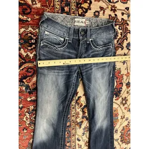 Ariat Real Denim Women's Mid Rise Boot Cut Blue Jeans Size 29 Regular thumbnail 3