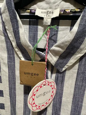 Umgee Striped Romper- Large thumbnail 3