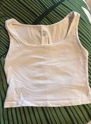 Brandy Melville White Tank Top thumbnail 1