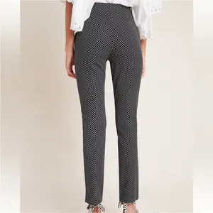 Anthropologie Slim Leg Dress Pants Women's‎ Size 4 Black Minimalist Chic thumbnail 8