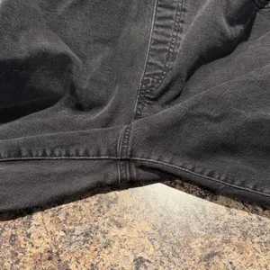 Levis Denim Overalls Mile High Wide Leg Crop Y2K Grunge 90s Streetwear Black 33 thumbnail 6