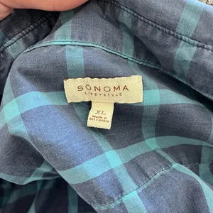 Sonoma Flannel Shirt Button-Up thumbnail 4