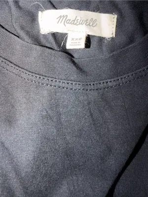 Madewell Black Sleeveless Ruffle-Hem Mini Dress thumbnail 5