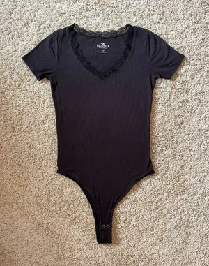 Hollister Black Lace Bodysuit thumbnail 1