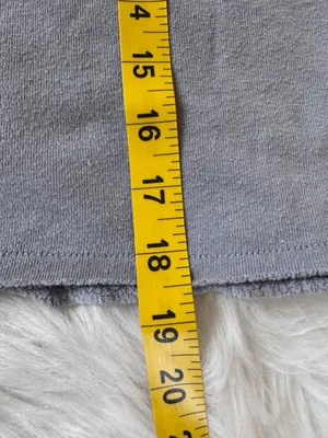 American Eagle Size S Women's Full-Zip Cropped Hoodie in Dusty Blue thumbnail 9