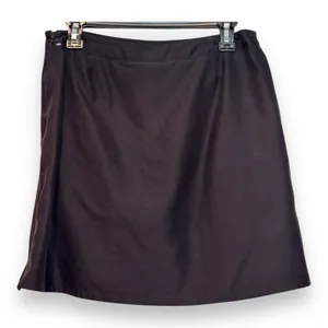 Women's Patagonia Duway Skort Golf Skirt Size 10 Black‎ Side Zip and Zip Pocket thumbnail 2