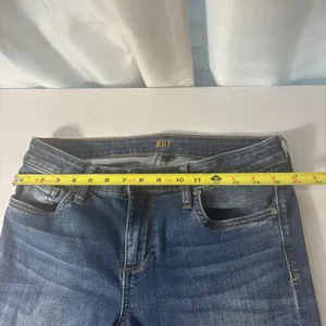 Kut‎ from the Kloth Baby Bootcut Jeans Women's Size 10 Short Medium Wash thumbnail 4