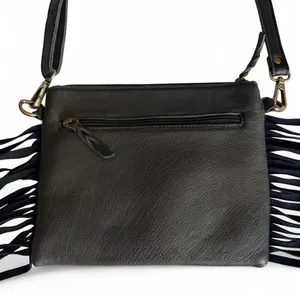NWOT American Darling Cowhide Fringe Crossbody Bag thumbnail 7