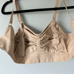 Kindred Bravely Sublime Hands-Free Pumping Nursing Bra Beige Large Busty E-H Cup thumbnail 9