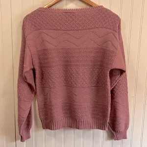Vintage Cuddle Knit sweater Purple Size M thumbnail 3