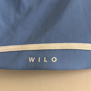 ✨WILO The Label Blue and White Sports Bra Crop Small Top✨ thumbnail 7