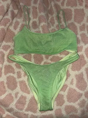 Green Shimmer Triangl Bikini thumbnail 1