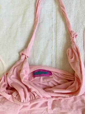 Edikted Pink Lillie Knotted Halter Neck Tank thumbnail 2