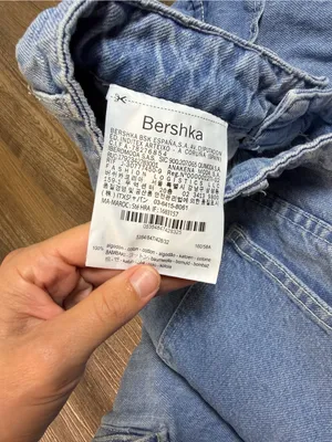 Bershka Light Blue Cargo Wide-Leg Jeans thumbnail 2