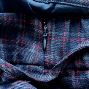 Hollister Plaid Pleated Skort Navy Red Grid Mini Skirt XL School Girl Academia thumbnail 10