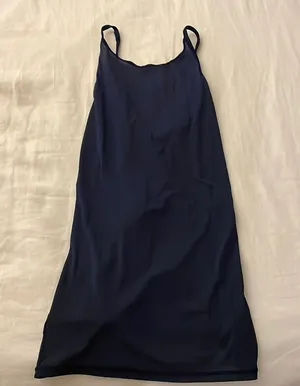 Navy blue mesh Lululemon tank top thumbnail 1