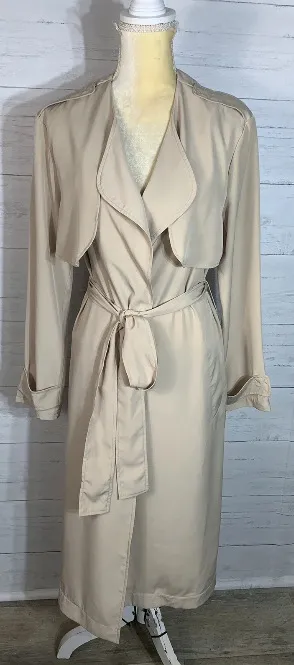 Ro & De Tan Lightweight Trench Coat size M thumbnail 1