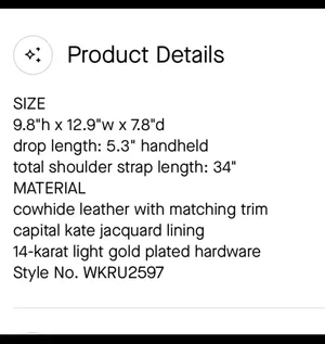 Kate Spade Purse thumbnail 2