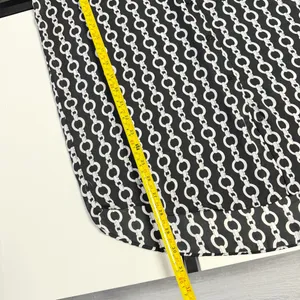 ✨ Zara Black & White Chain Print Button-Down Tunic / Shirt Dress (Size M) ✨ thumbnail 11