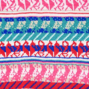 Vintage 90s Western Connection II Fair Isle Bubble Hem Short Sleeve Sweater thumbnail 8