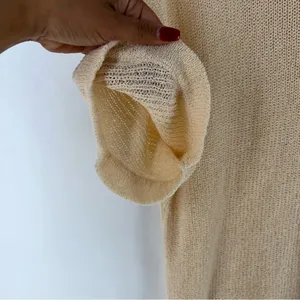 Driftwood Daydreams Hooded Short Sleeve‎ Dolman Oversized Open Knit Sweater L thumbnail 5