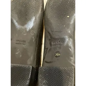 Prada Womens Loafers Flats Metallic Gold Size‎ 36.5 thumbnail 8