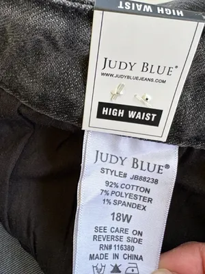 NWT Judy Blue High Rise Capri Jeans Black Size 18W thumbnail 5